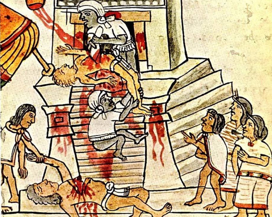 Human sacrifice of the aztecs