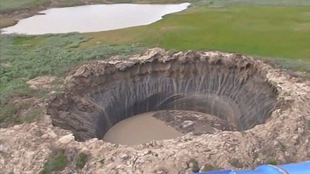 New Giant Sinkhole In Siberia Can Explode At Anytime Earth Changes Sott Net