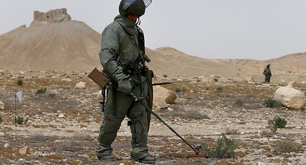 Russian deminers in Syria clear 2,650 acres, neutralize 16,000 explosives in one month
