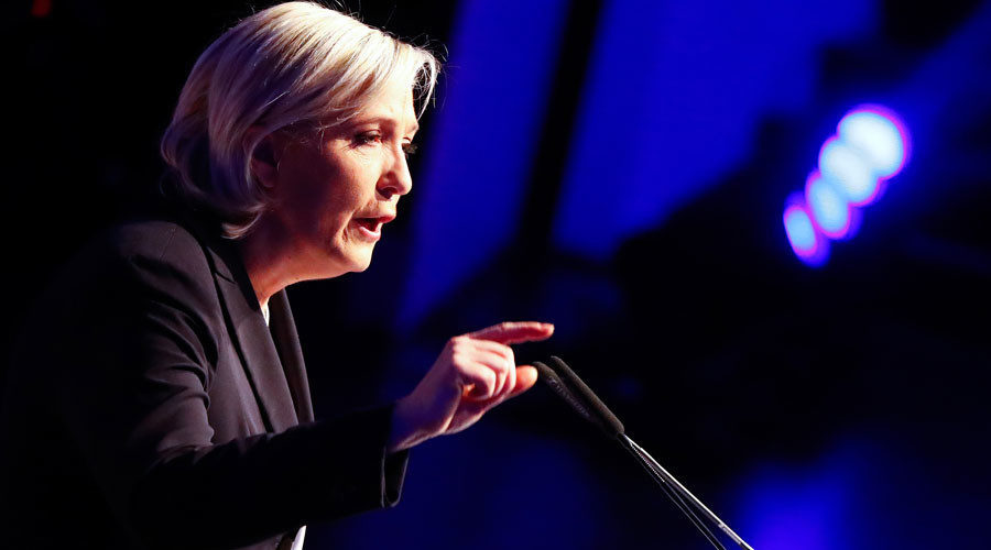 French presidential candidate Marine Le Pen refused entry to Dunkirk refugee camp