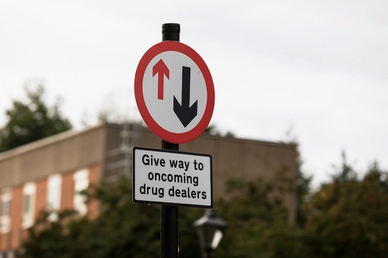 give way to drug dealers