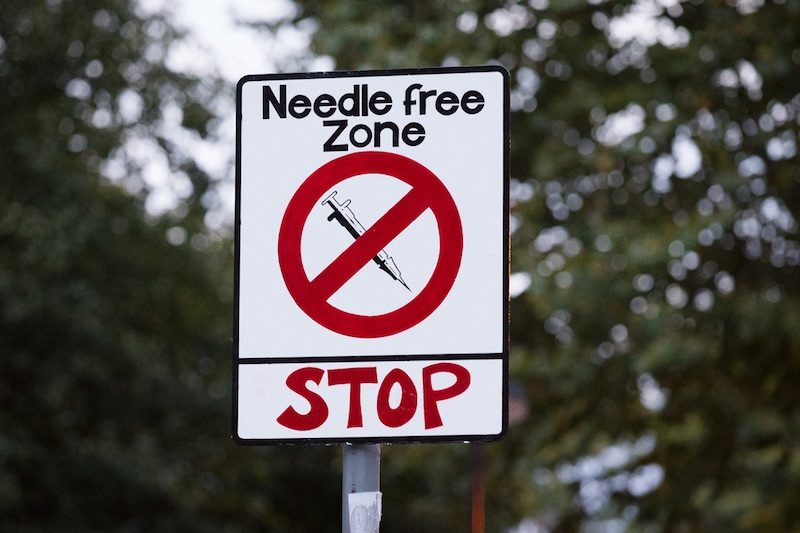 needle free zone