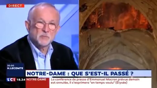 Chief architect of Notre Dame: 'We installed new detection system in 2010, and completely rewired the cathedral, so the fire wasn't caused by electrical short-circuit'