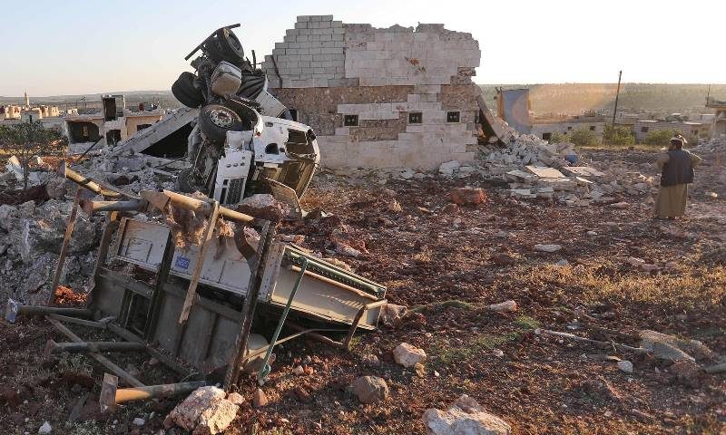 Syria war destruction