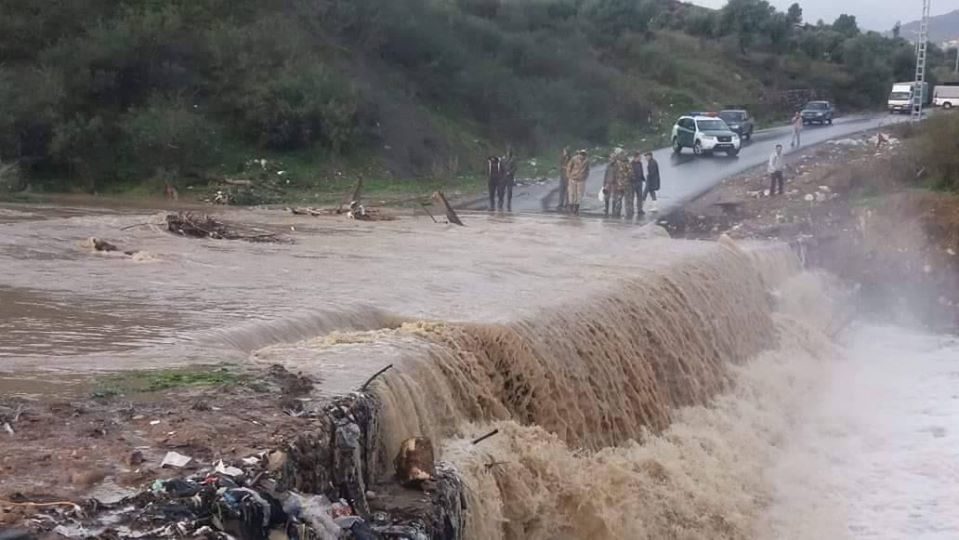 Flash floods in Bouzeguene, Algeria 12 November 2019.