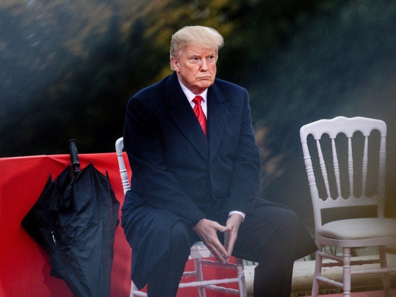 pensive Trump