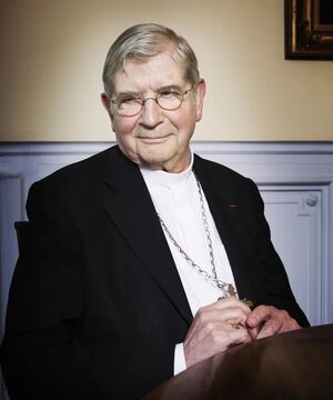 Monseigneur Laurent Ulrich, the archbishop of Paris notre dame