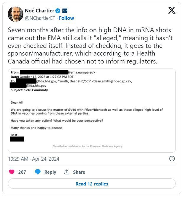 Noé Chartier on X DNA n mRNA
