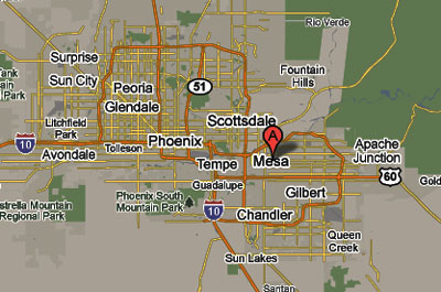 Arizona area map