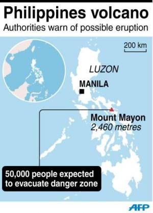 Rushed evacuations as Philippine Mayon volcano spews lava -- Earth ...