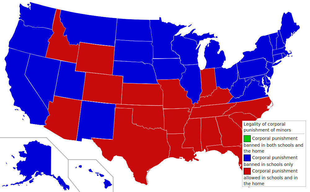 Legalized Child Abuse Children Can Be Hit As punishment In 19 US 