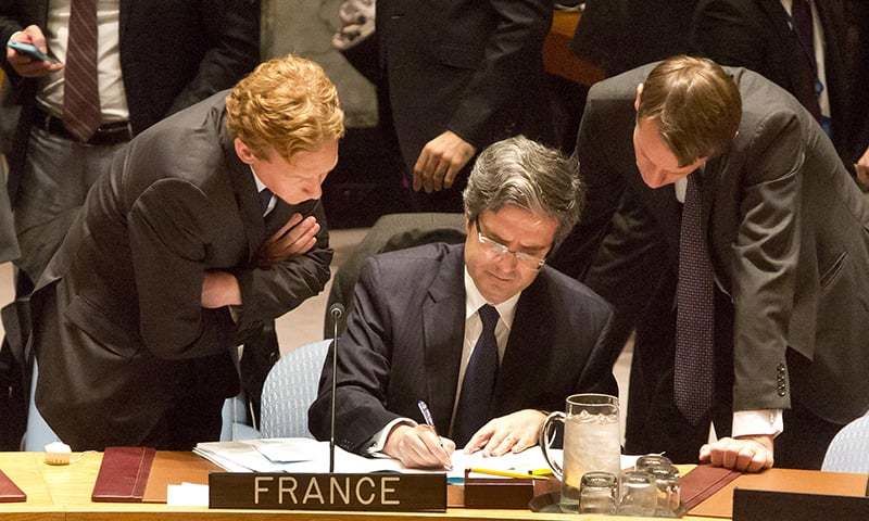 Un Security Council Unanimously Adopts French Drafted Resolution Calls