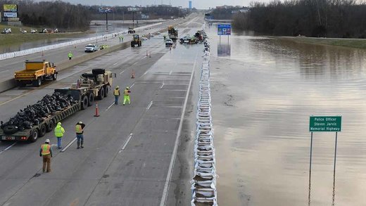 U.S. Midwest Floods: Illinois Governor Activates National Guard; Death ...