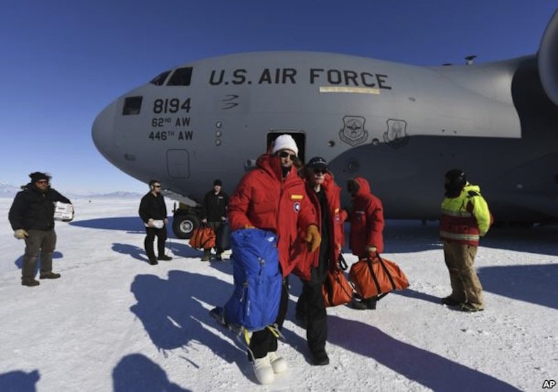 Kerry in Antarctica