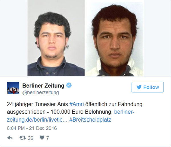 Anis Amri, like many other terrorists, left his ID at the scene