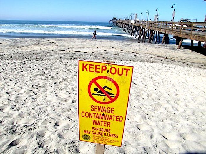 Large sewage spill into the Tijuana River, Mexico, fouls air and ocean ...