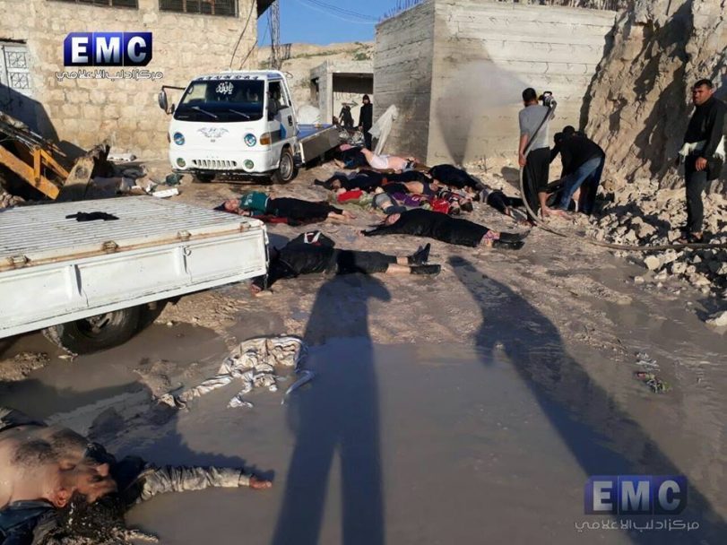 Click to enlarge Idlib false flag attack