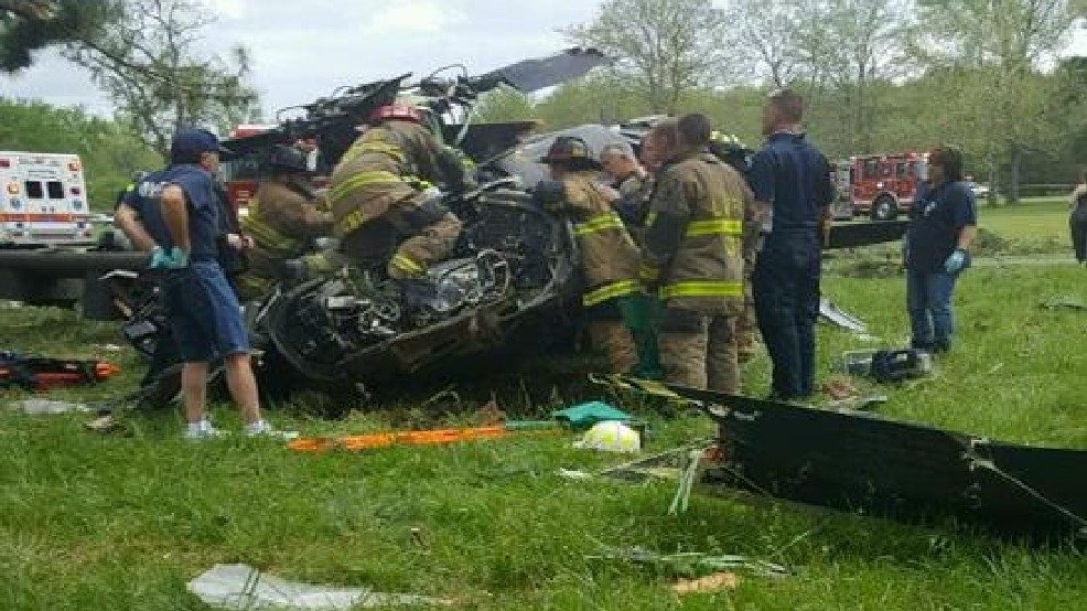 Helicopter crash in MD