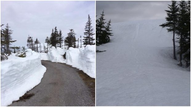 Pistolet Bay and Pinware River Provincial Parks are not opening as scheduled this weekend due to snow that refuses to melt. 