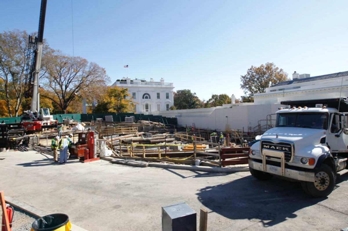 Big dig at White House wraps up but the project remains shrouded in ...