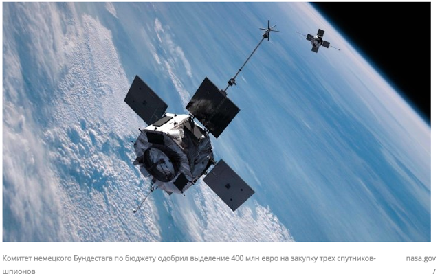 Spies For Germany: Berlin Budgets $400M For Its Own Spy Satellites In ...