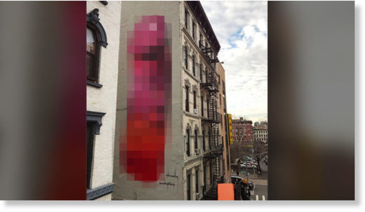 giant penis grafitti