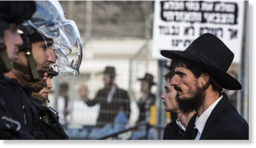 Israel: Ultra-Orthodox Jews Confronted By Police During Demonstration ...