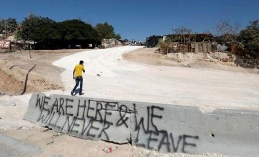 Khan al-Ahmar protest demolition bedouins