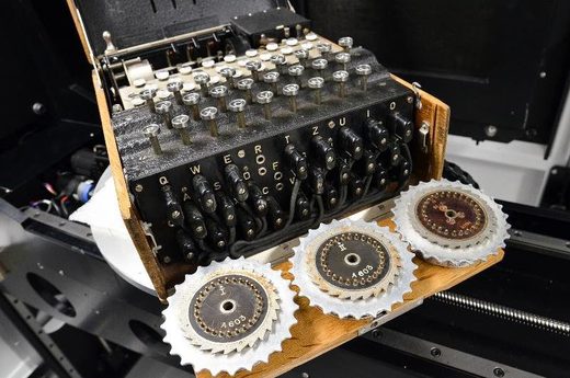 X-ray imaging reveals the secrets inside the WW2 Enigma encryption ...