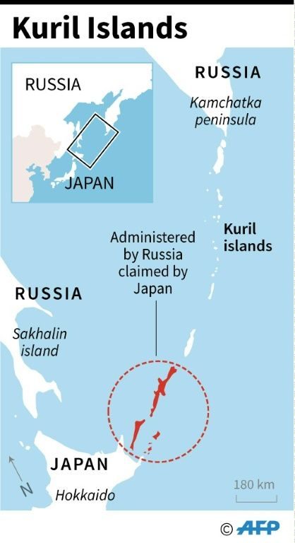 Kuril Island Map