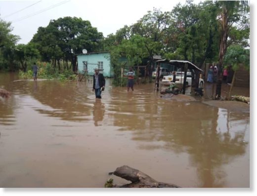 Floods leave 2 dead after record rainfall in Zimbabwe - 8 inches in 24 ...