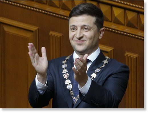 Ukraine's new leader Volodymyr Zelenskiy moves quickly to dissolve