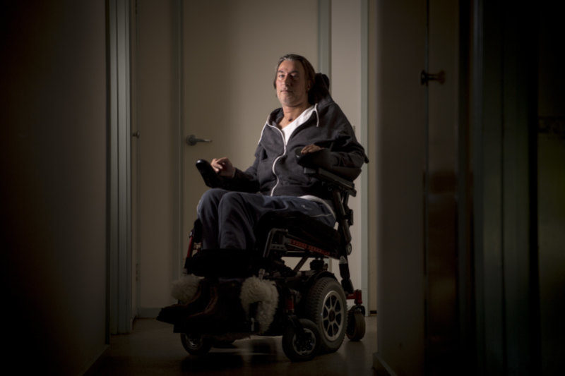 Chris Karadaglis paralysed police Australia