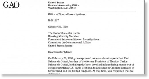Office of special investigations memo