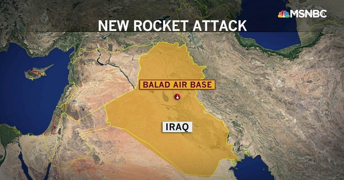 Four members Iraqi military wounded in rocket attack on air base where ...