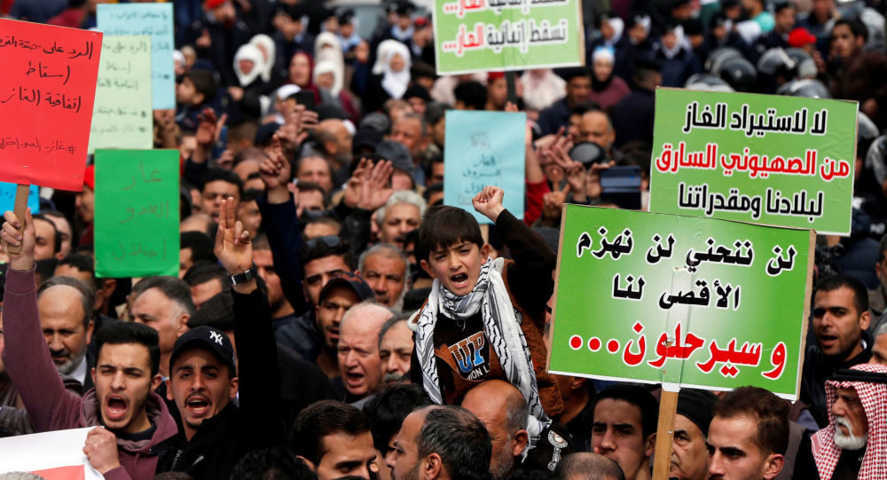 palestinians protest