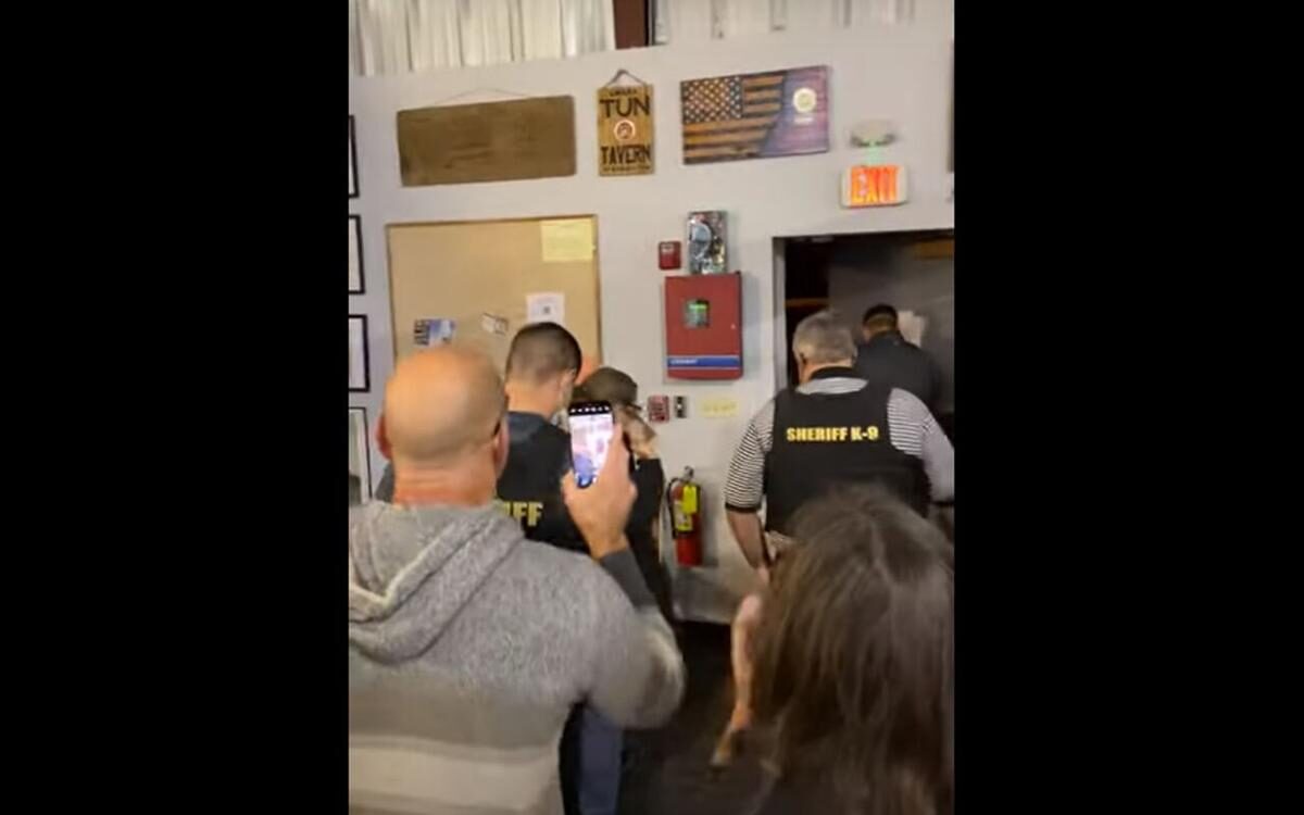 Protest in NY gym