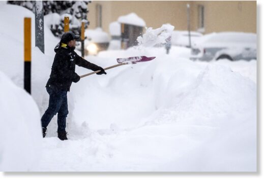 Winter storm dumps up to 2 meters of snowfall in the Alps causing ...