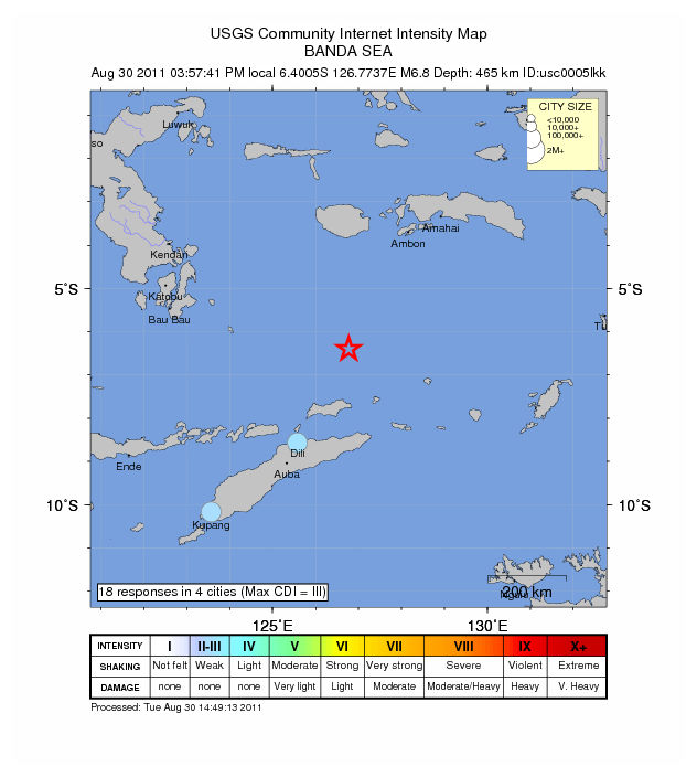 Banda Sea Earthquake Magnitude 6 8 Earth Changes Sott Net   Usc0005lkk Ciim 