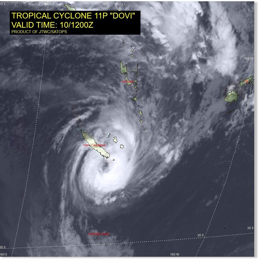 Cyclone Dovi Floods Vanuatu & New Caledonia Before Hitting New Zealand ...