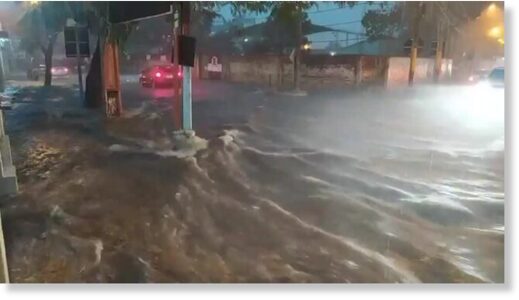 Crazy flood in the capital of Paraguay -- Earth Changes -- Sott.net