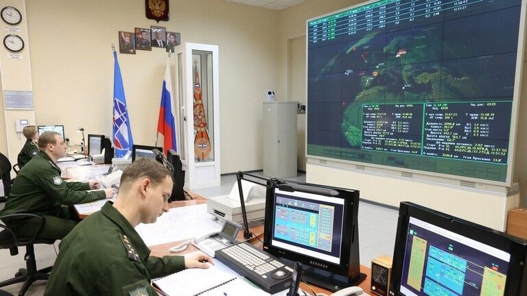 FILE PHOTO. The operations control room of the Voronezh radar, a Russian over-the-horizon early warning highly-prefabricated radar station.