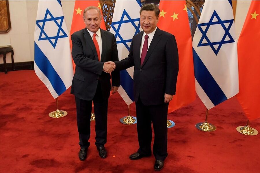 china israel netanyahu xi jin ping