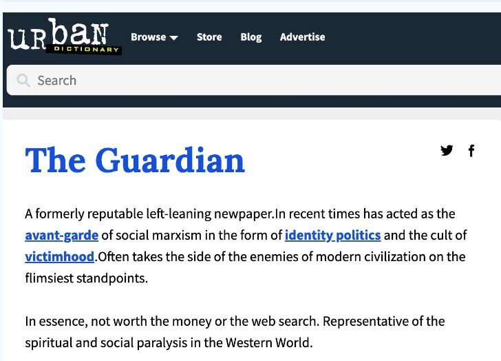 The Guardian Urban Dictionary