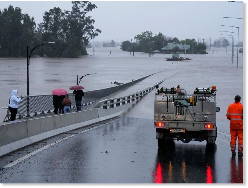 Australia’s largest city experienced flash flooding due to heavy rain on Saturday, leading to evacuation directives for multiple low-lying areas.