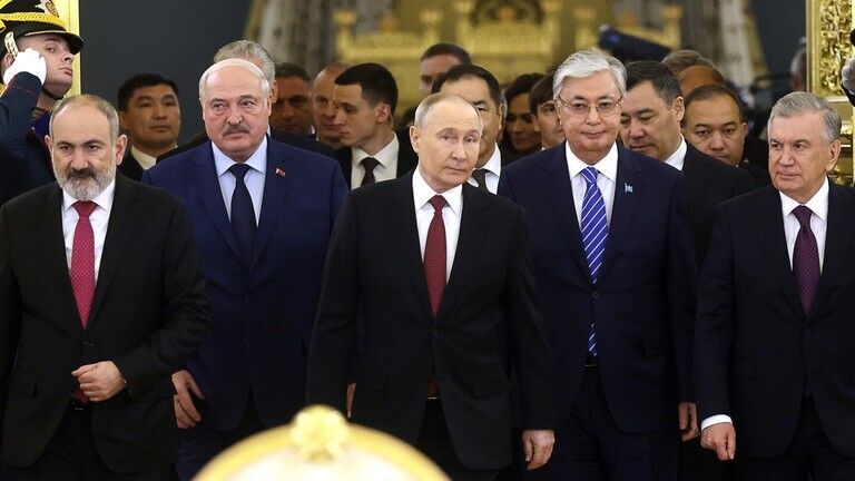 FILE PHOTO. Eurasian Economic Union (EAEU) at the Kremlin in Moscow on May 8, 2024