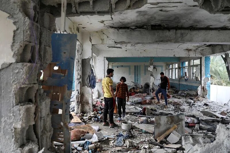 IDF israel strike UNRWA school gaza