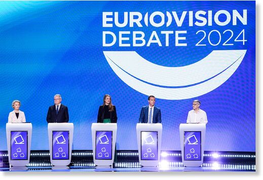 Eurovision Debate 2024 with Lead Candidates