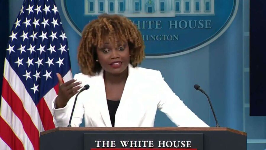White House Press Secretary Karine Jean-Pierre satire