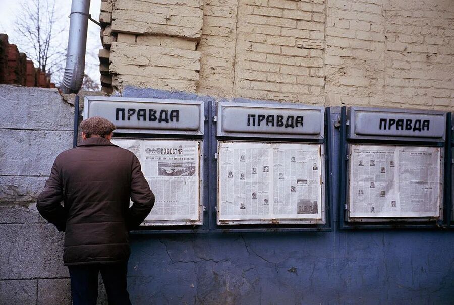 pravda newspaper gorbachov era soviet union